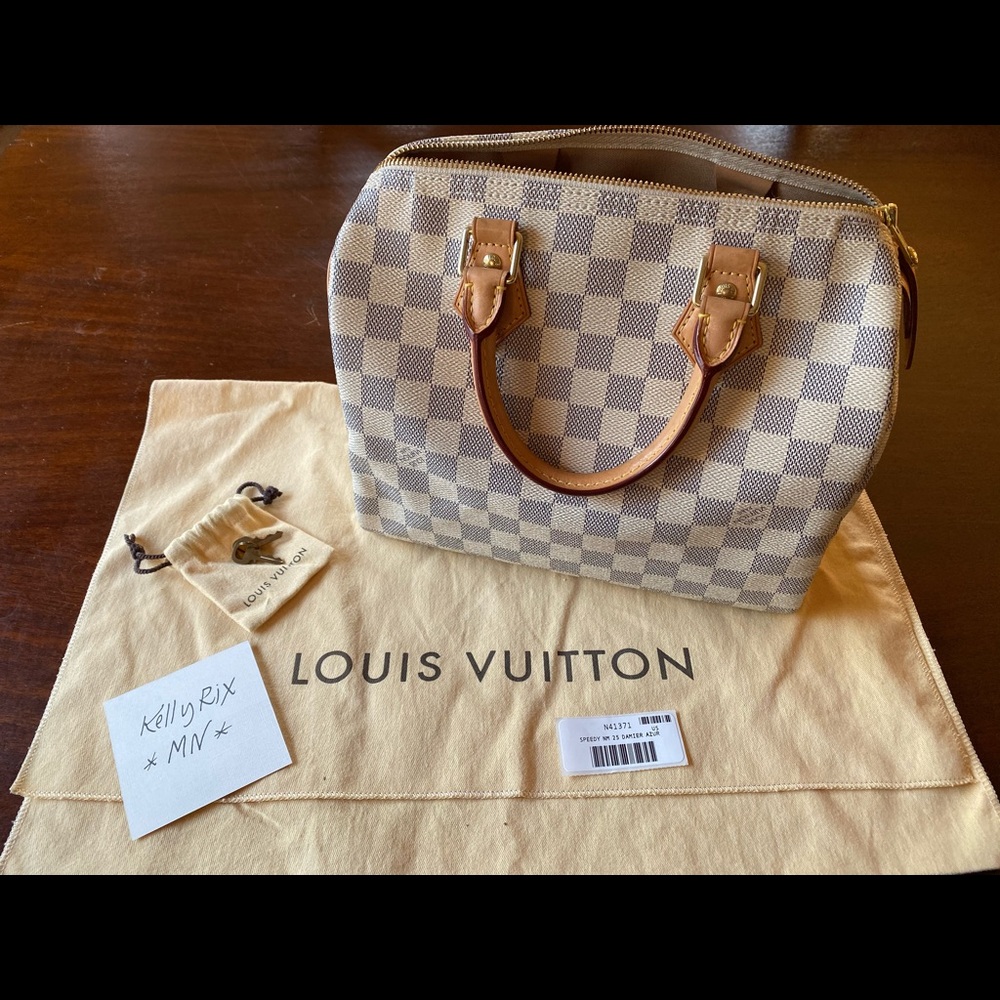 Louis Vuitton Speedy 25 Damier Azur